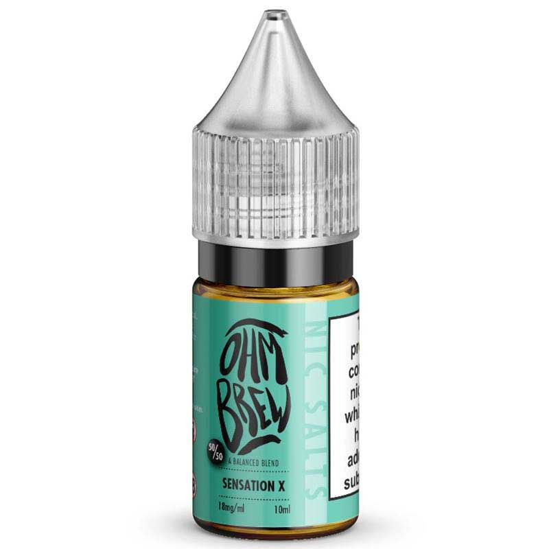 Sensation X Nic Salt by Ohm Brew E Liquid