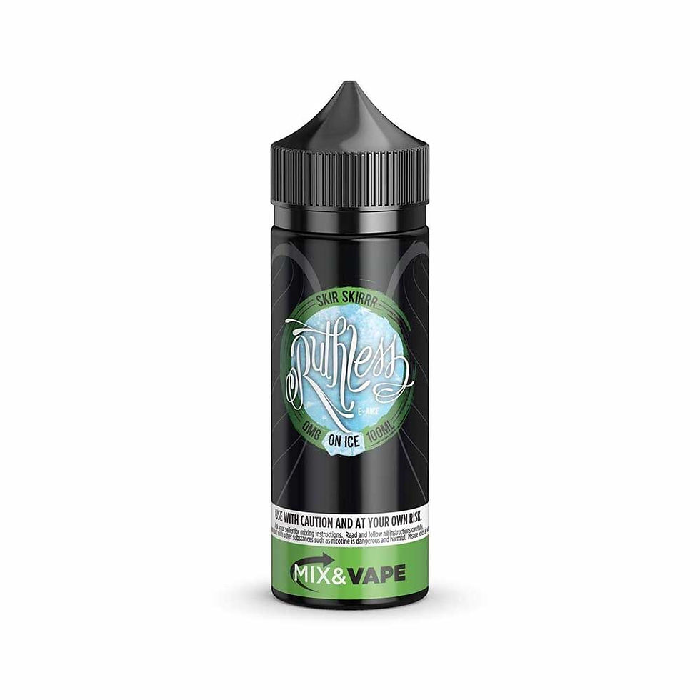 Skir Skirrr On Ice by Ruthless E Liquid 120ml Shortfill