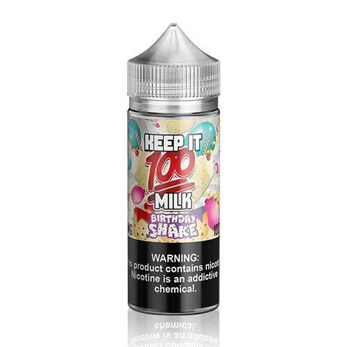 Birthday Shake by Keep it 100 Milk E Liquid 120ml Shortfill