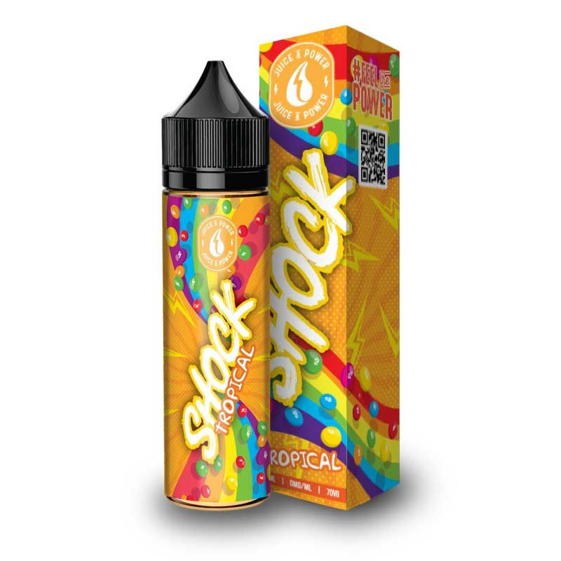 Tropical (Shock Series) by Juice N Power E Liquid 60ml Shortfill
