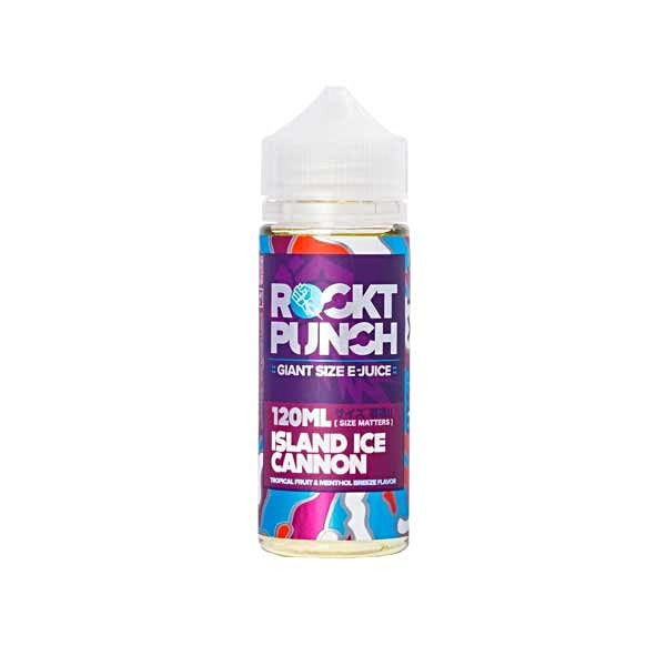 Island Ice Cannon by Rockt Punch E Liquid 120ml Shortfill