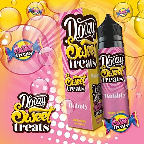 Bubbly Sweet Treats by Doozy Vape Co 60ml E Liquid Shortfill