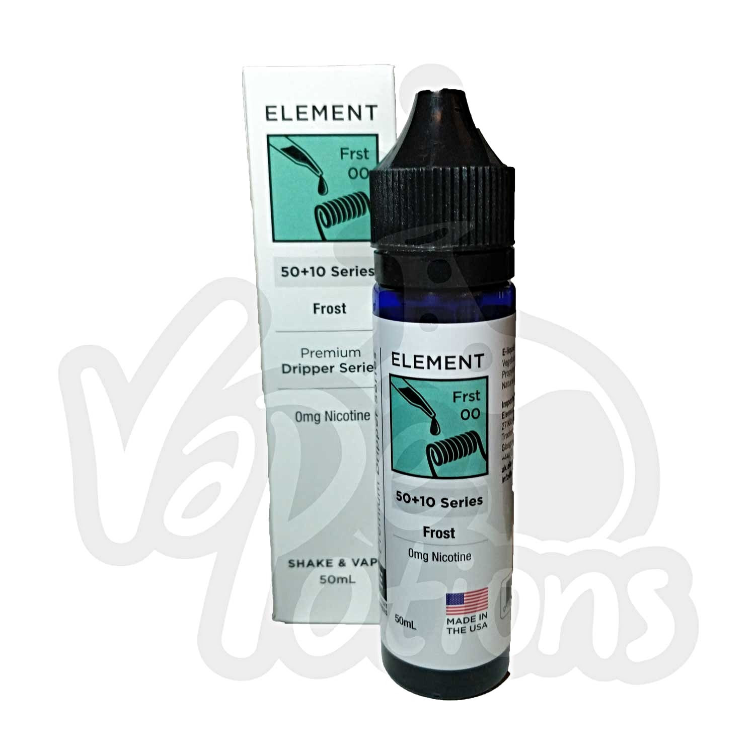 Frost Premium Dripper Series By Element E Liquid 60ml Shortfill