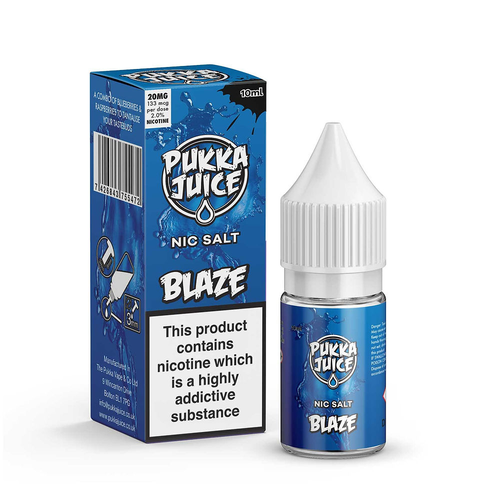 Blaze Nic Salt by Pukka Juice E Liquid