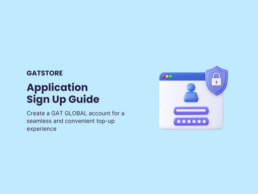 [GATSTORE] Application Sign up Guide