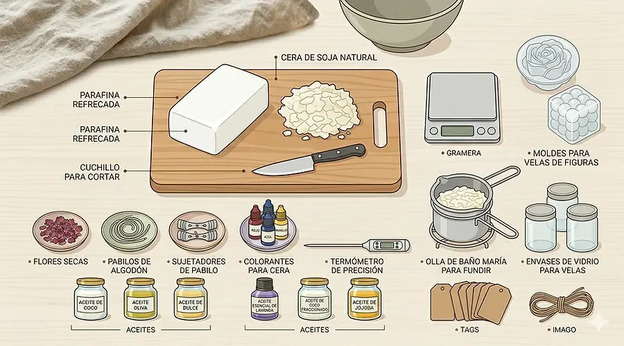 velas_artesanales_materiales_curso_online.webp