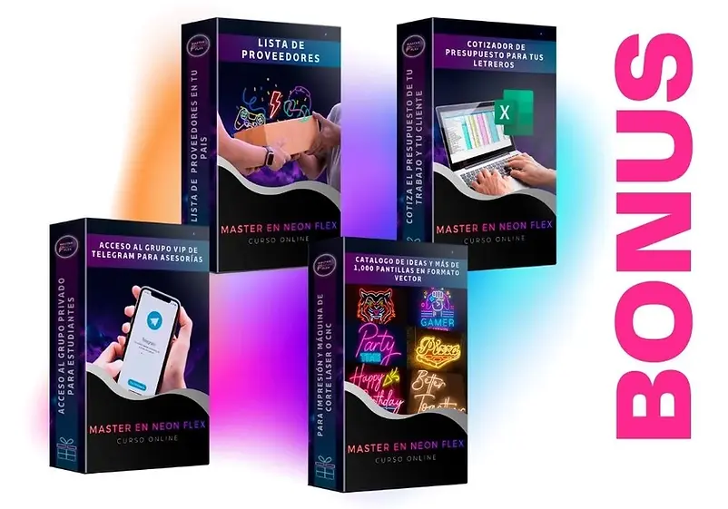curso neon led flex curso regalo
