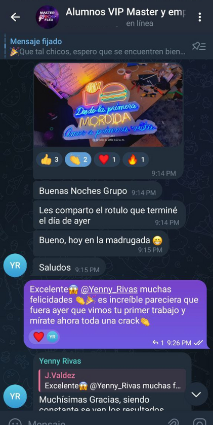 neon flex curso online testimonio alumno