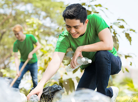 Men Volunteering