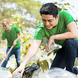 Men Volunteering