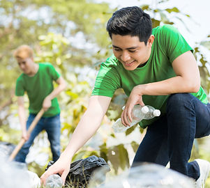 Men Volunteering
