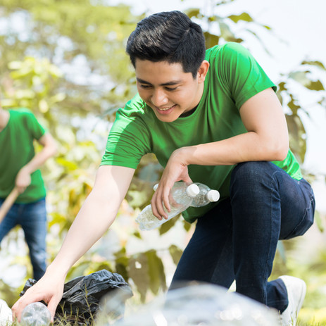 Men Volunteering