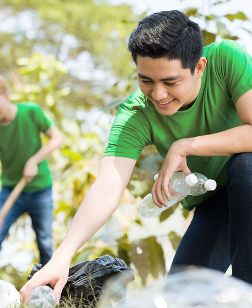 Men Volunteering