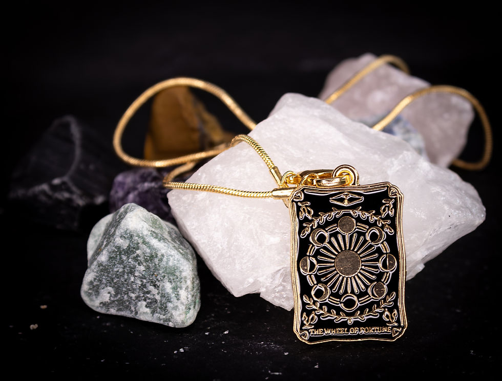 TarotKarte Kette - Das Rad des Schicksals