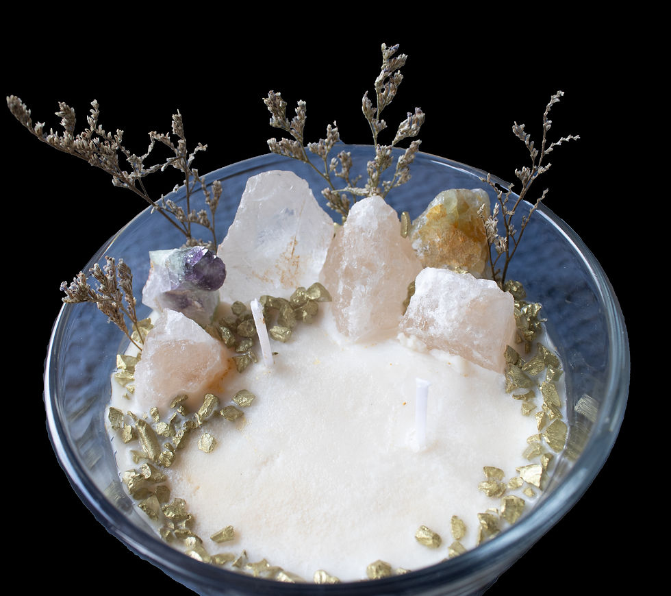 ✨ Golden Leaves Candle