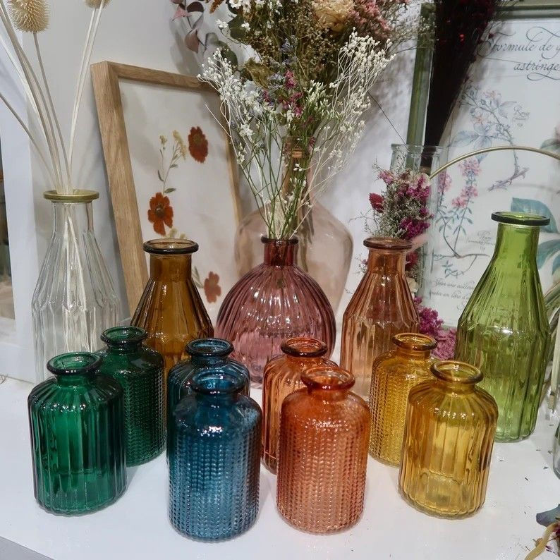 Thumbnail: Colorful Bud Vases
