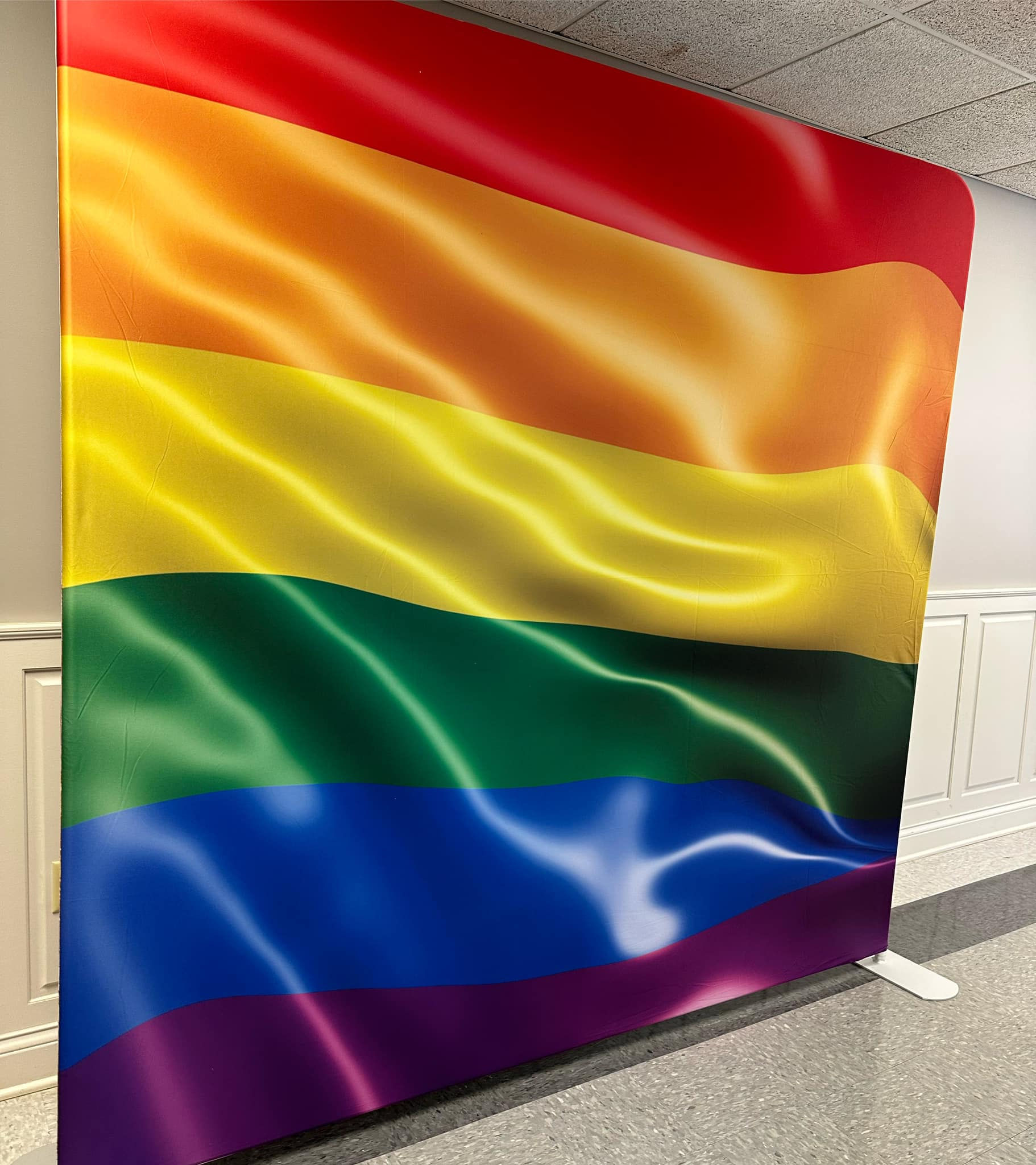 Satin Pride Flag