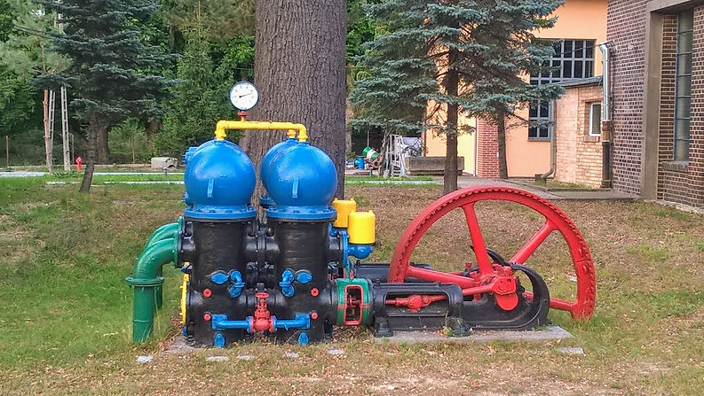 Historic water pumps in Szprotawa Poland, fot. M.Boryna