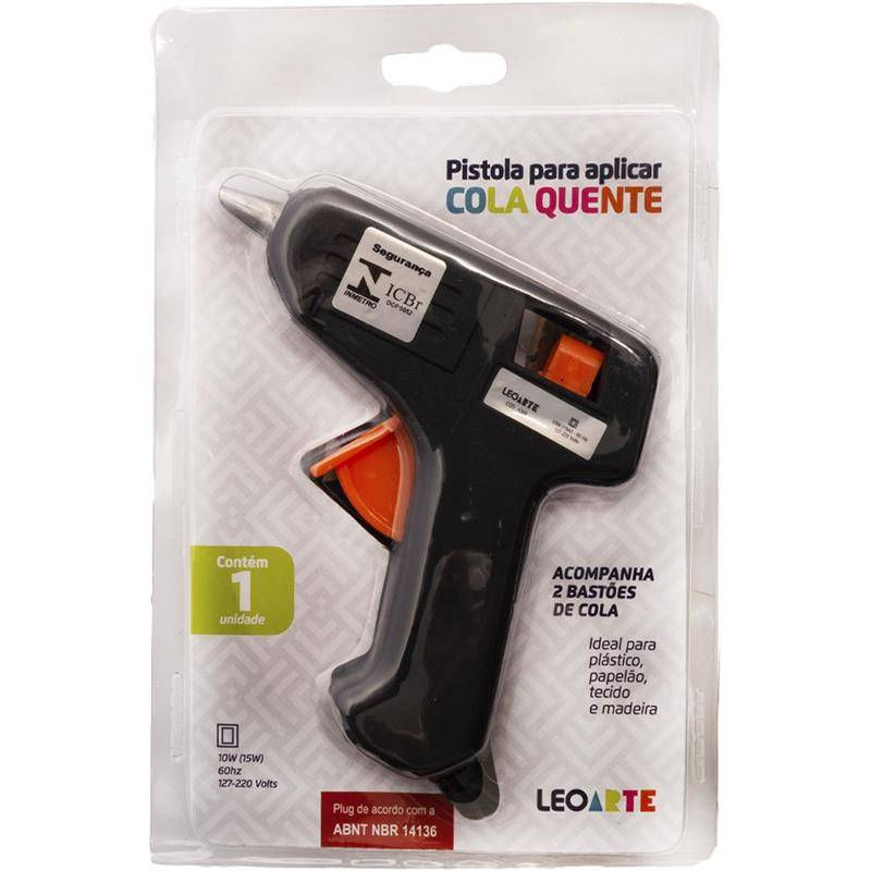 PISTOLA DE COLA QUENTE 10W BIVOLT PEQUENA - LEONORA