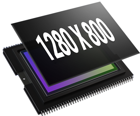 1280x800 pixel high resolution HD RGB output