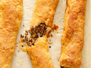 Mushroom and Leek Rolls