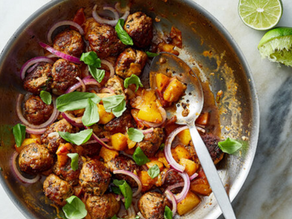 Meatballs with Peaches
