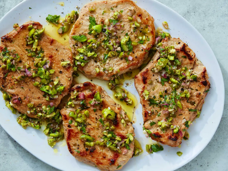 Herb and Olive Pork Chops