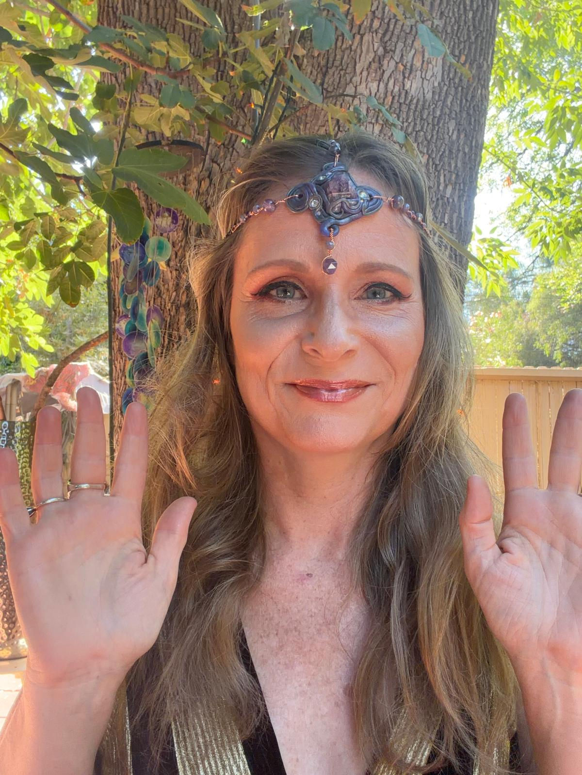 Amethyst High Priestess Crown