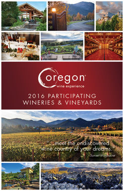 2016 OWE Participating Wineries Cover