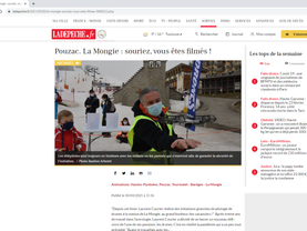 Article de presse sur nos activités d'hiver à La Mongie
