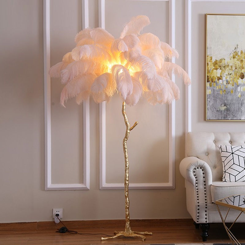 Thumbnail: Ostrich Feathers Lamp