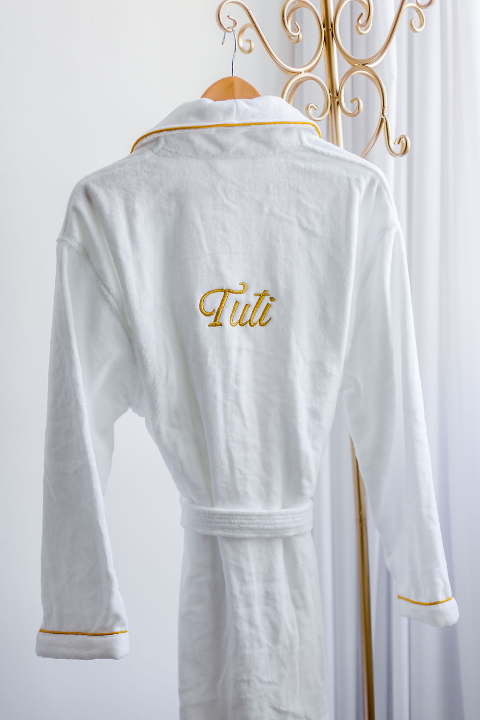 Thumbnail: Plush Velvet 100% Cotton Bathrobe