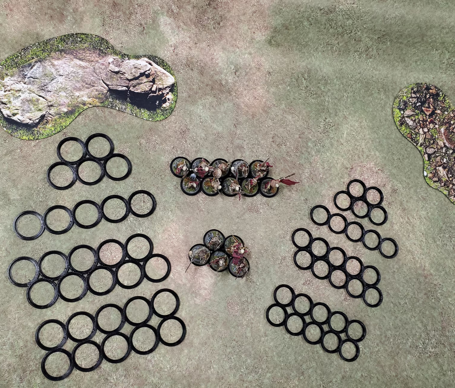 25mm Movement Trays used with Warhammer 40K and other RPGs