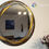 Thumbnail: Mery's Design/ Abstract Circles  Stained glass Gold Round Mirror  (MD5025)