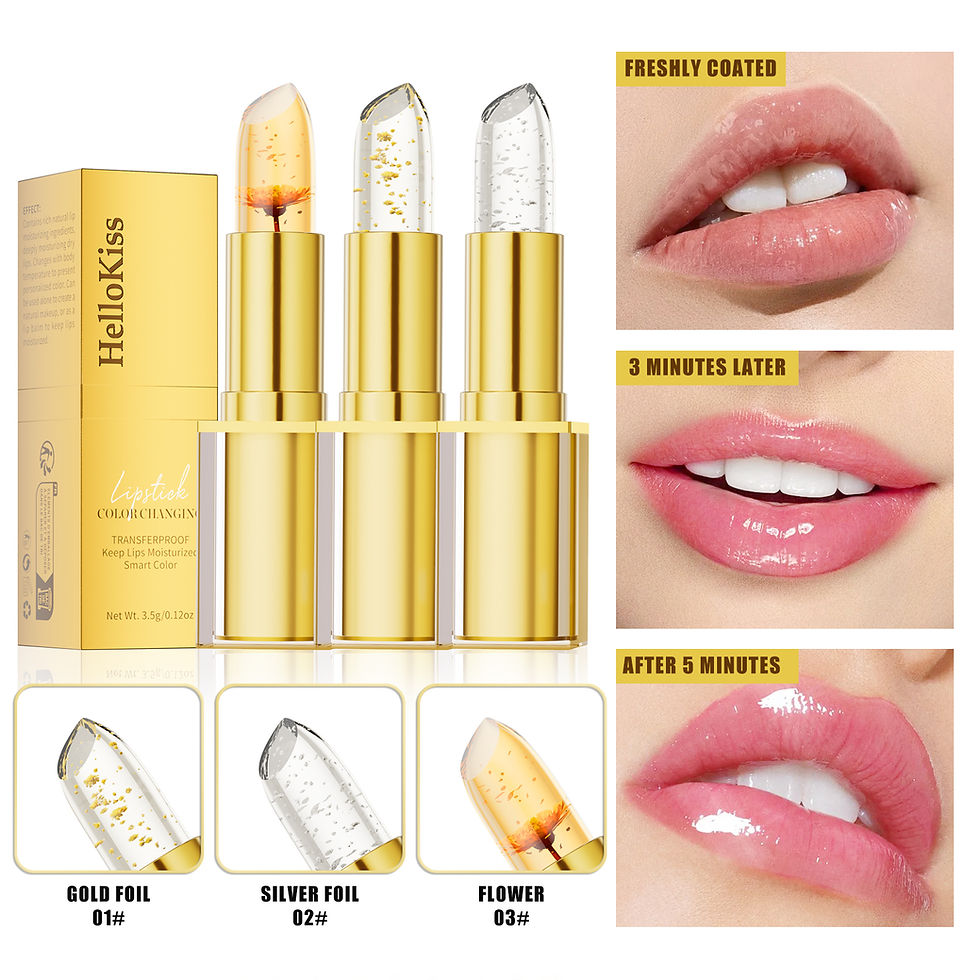 Thumbnail: Hellokiss Crystal Color-changing Petal Lipstick for Women Moisturizes long-lasti