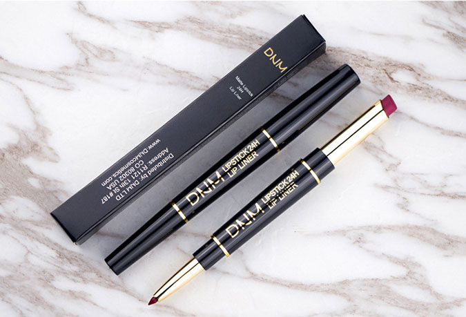 Thumbnail: DNM 2 In 1 Matte Lipstick Pencil Double Head Lip Liner Pen Long Lasting Waterpro