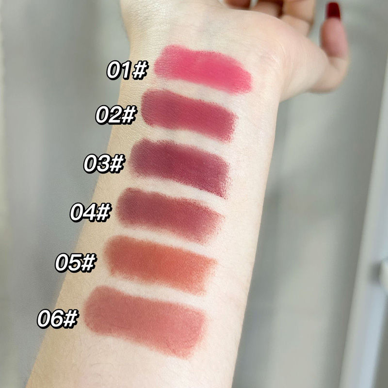 Thumbnail: 6-color Matte Velvet Lipstick Silky Texture Without Drying Easy To Apply Long-la