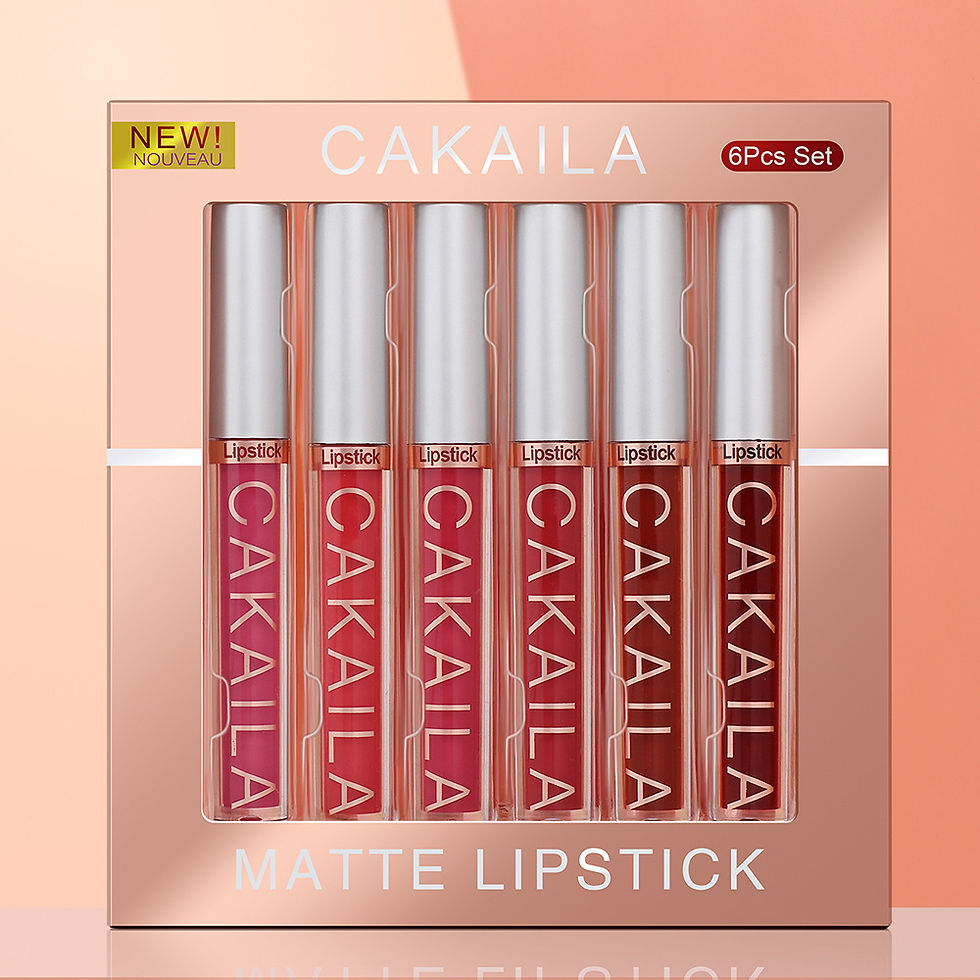 Thumbnail: CAKAILA 6-Color Lip Gloss Lipstick Set Liquid Matte Velvet Matte Women's Makeup 
