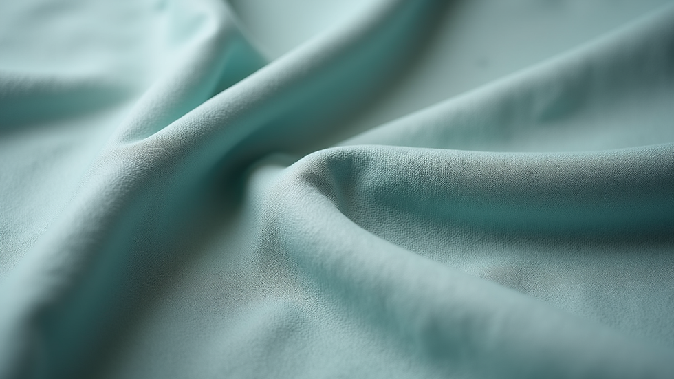 Close-up view of recycled polyester fabric texture
