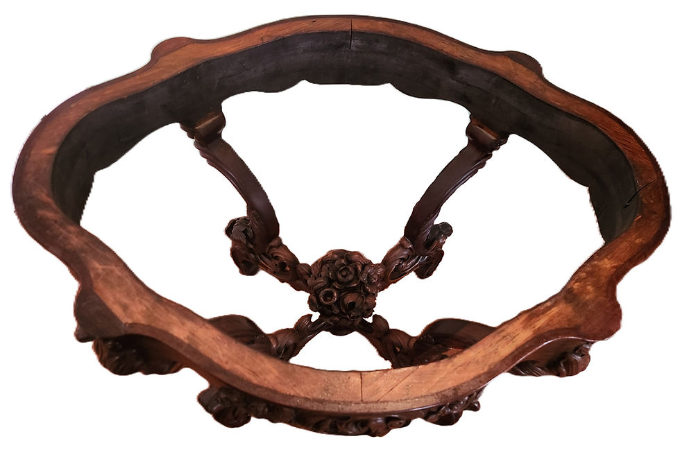 Thumbnail: C1850 Rococo Center Table, JH Belter, Rosalie, Rosewood