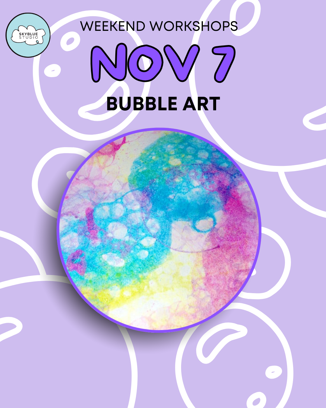 November 7 - Bubble Art