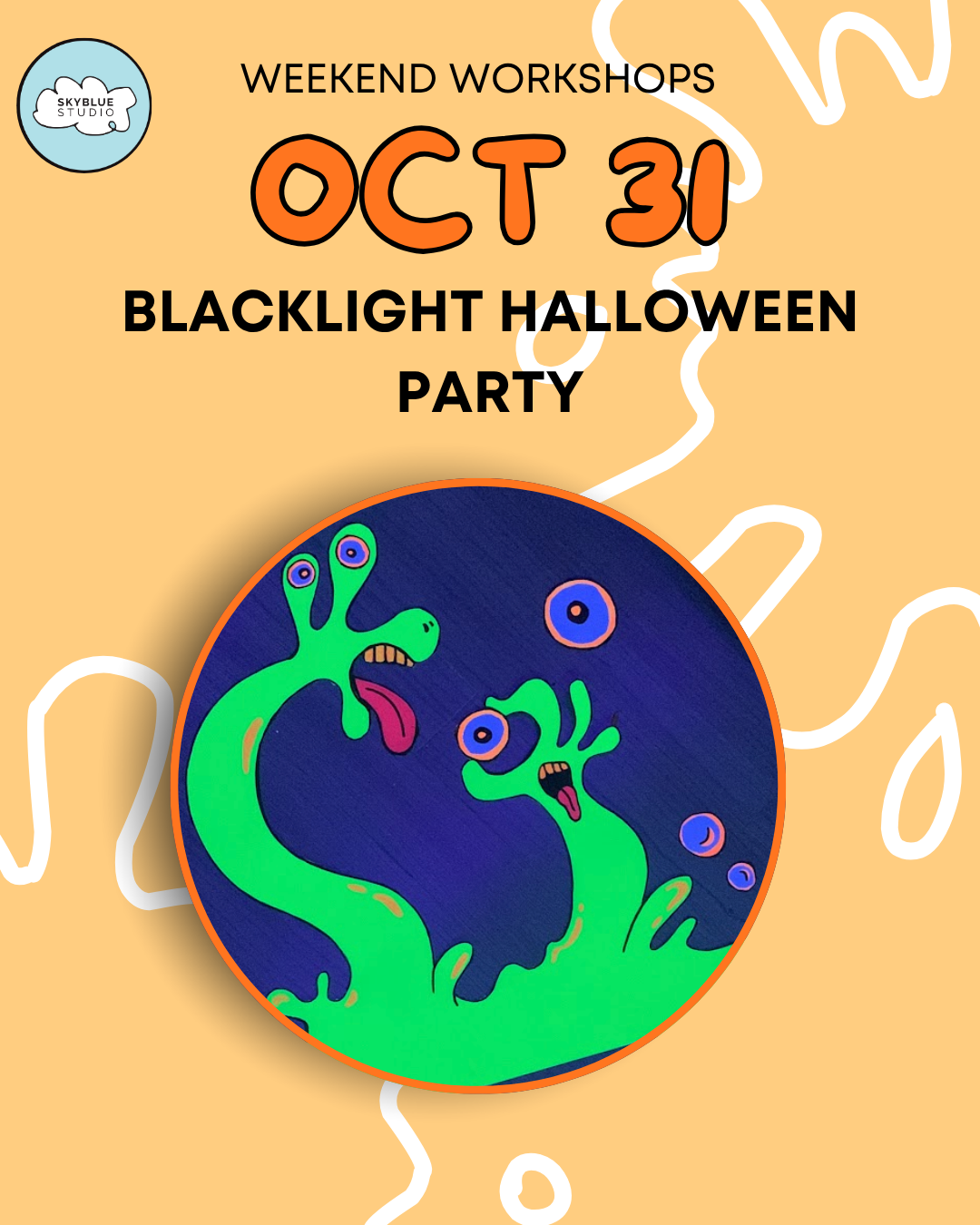 October 31 - Halloween Blacklight Party