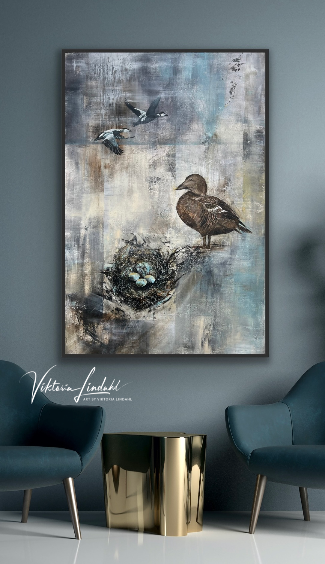 Motherhood" 80 x 120 cm deep edge