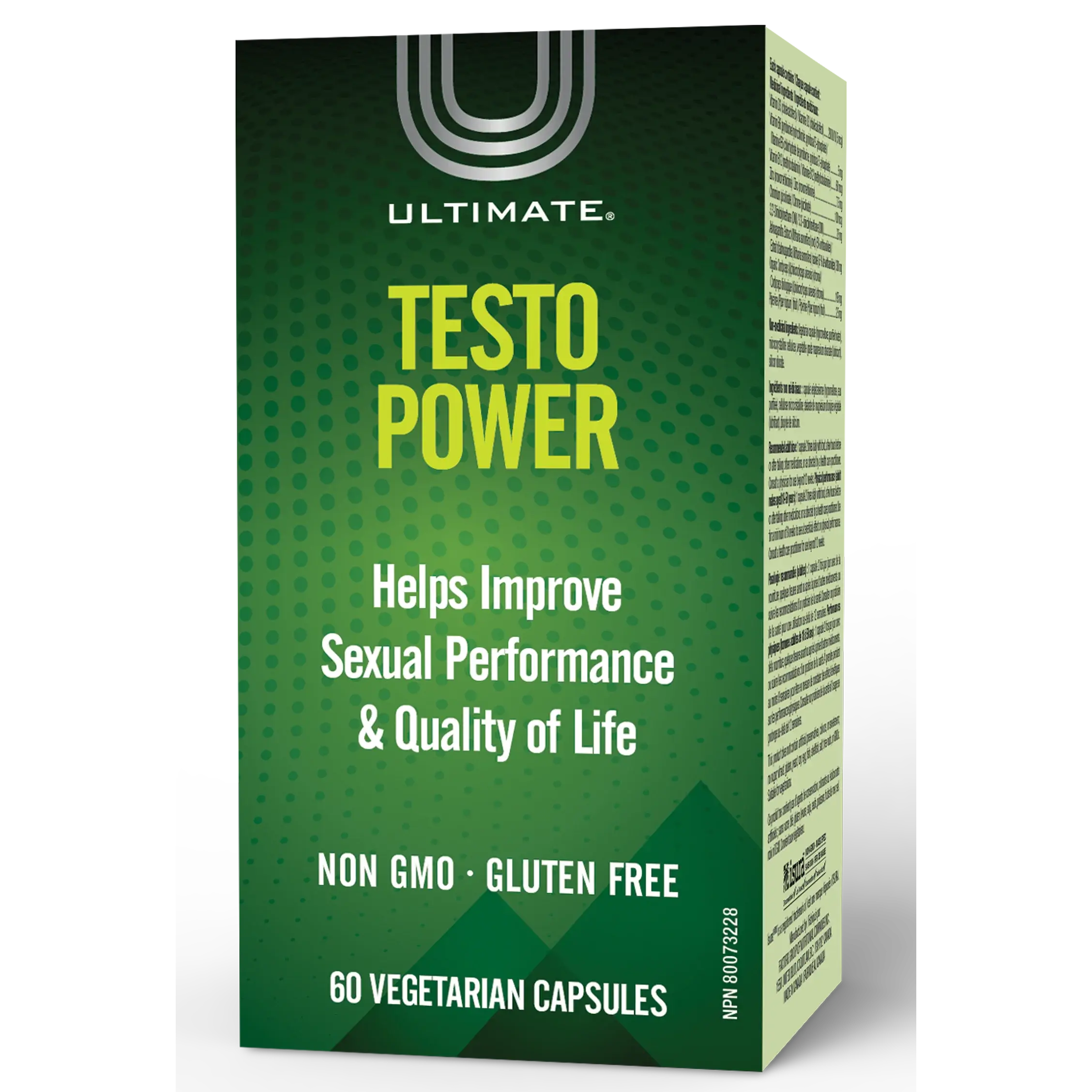 Ultimate Testo Power Veg Capsules 60's