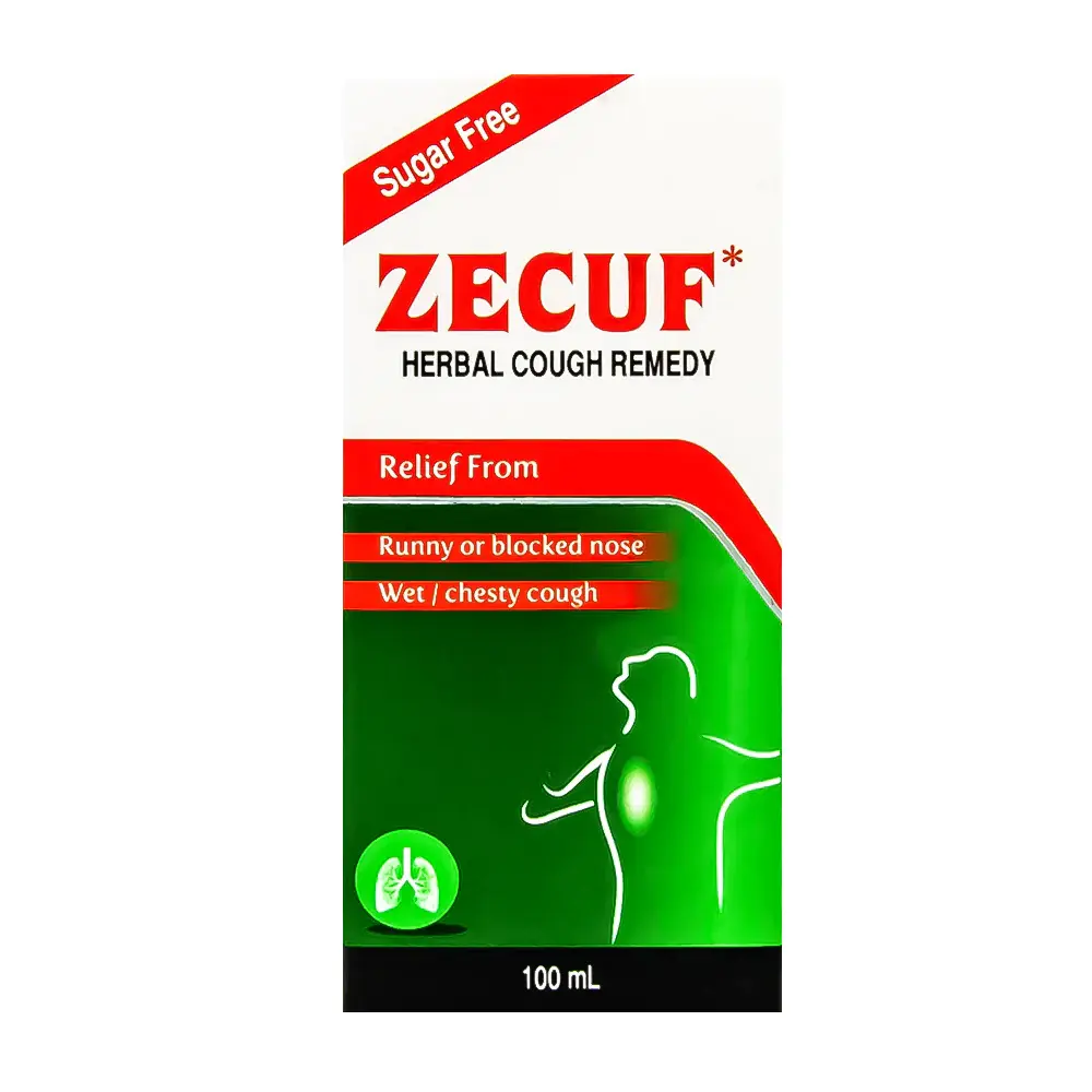 Zecuf Herbal Cough Syrup - Sugar Free 100ml