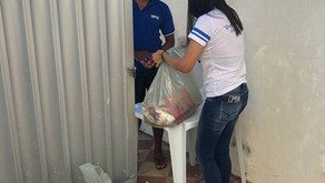 Projeto Madre Teresa realiza entrega da segunda remessa de cestas básicas