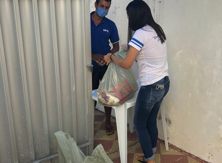 Projeto Madre Teresa realiza entrega da segunda remessa de cestas básicas