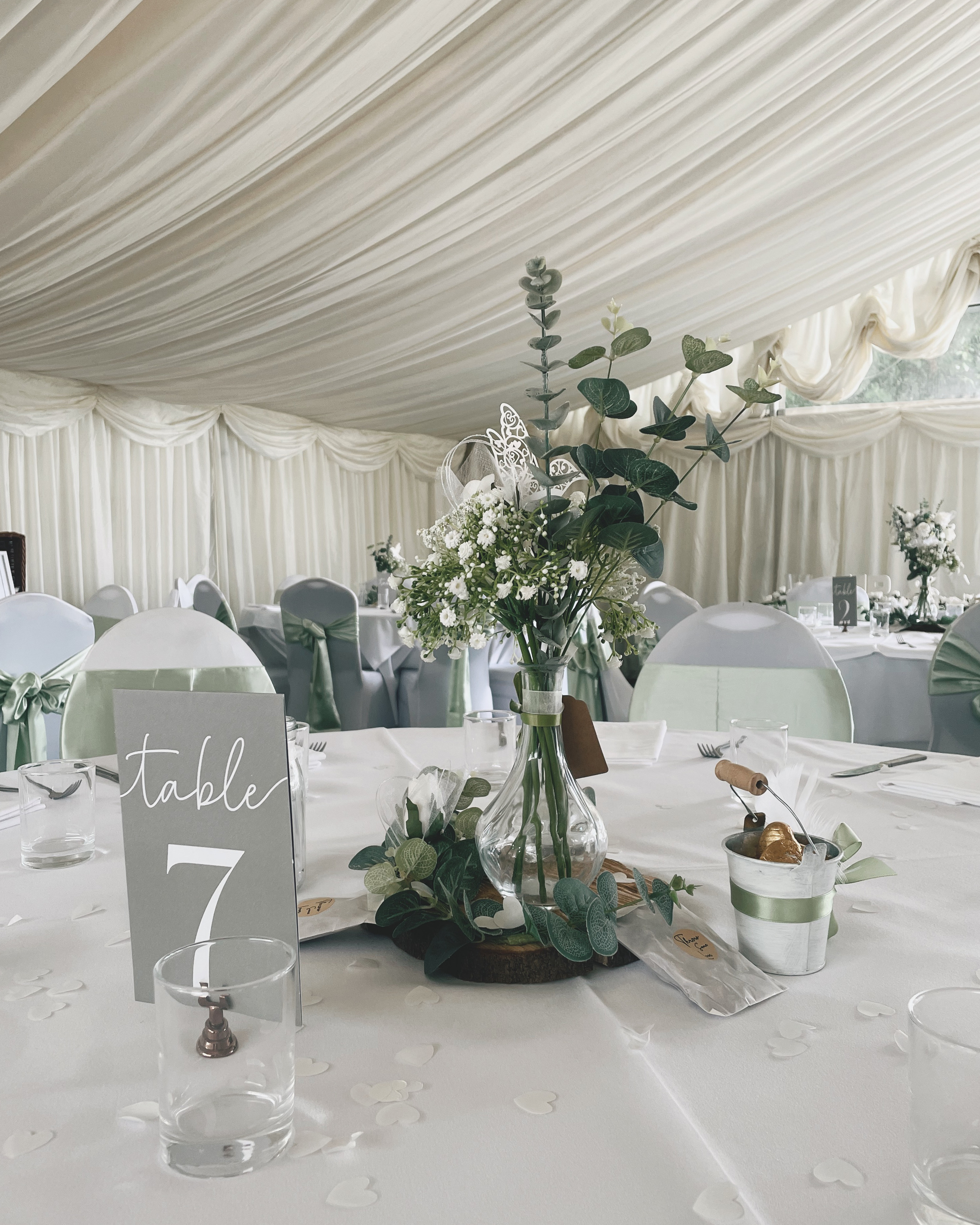 Elegant wedding table setting, Table 7