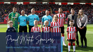 ThinkEngine are proud Match Sponsor for Saints vs Aston Villa