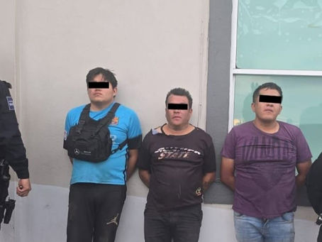 Policía de Ecatepec detiene a tres agresores de trabajadores de Limpia